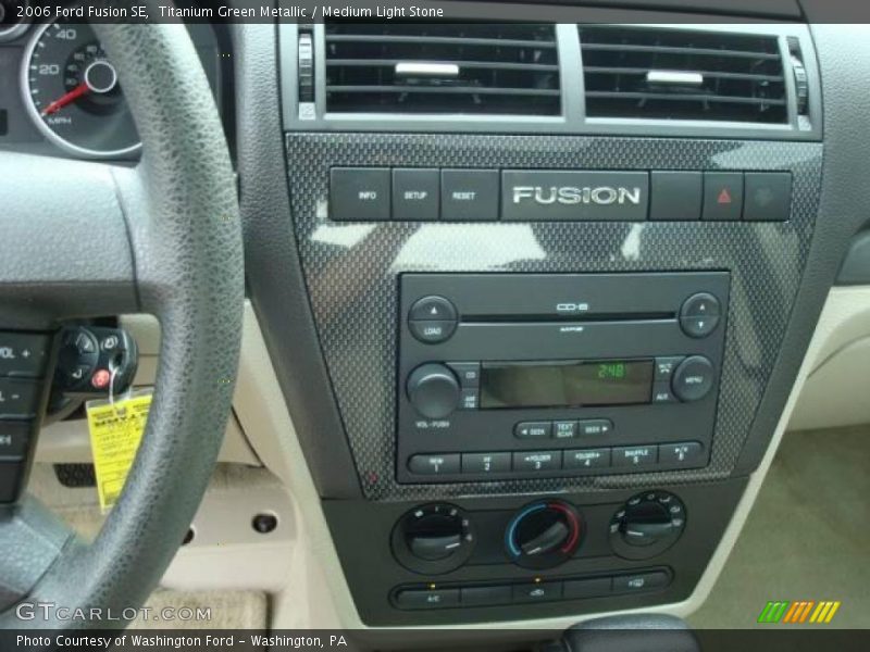 Titanium Green Metallic / Medium Light Stone 2006 Ford Fusion SE