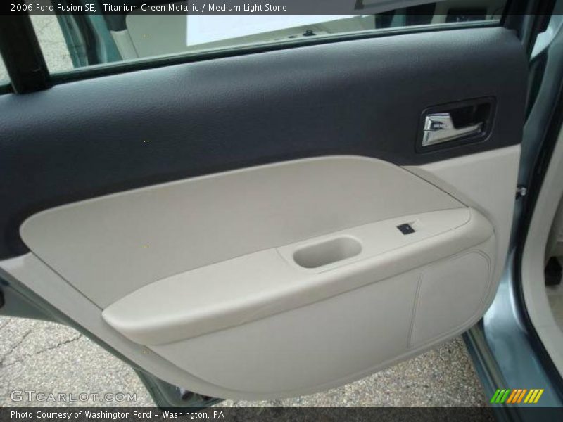 Titanium Green Metallic / Medium Light Stone 2006 Ford Fusion SE
