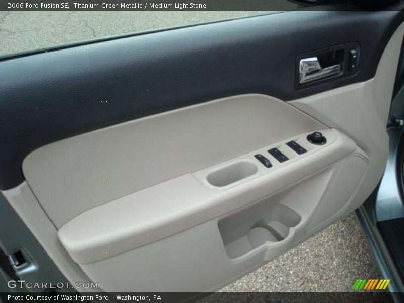 Titanium Green Metallic / Medium Light Stone 2006 Ford Fusion SE