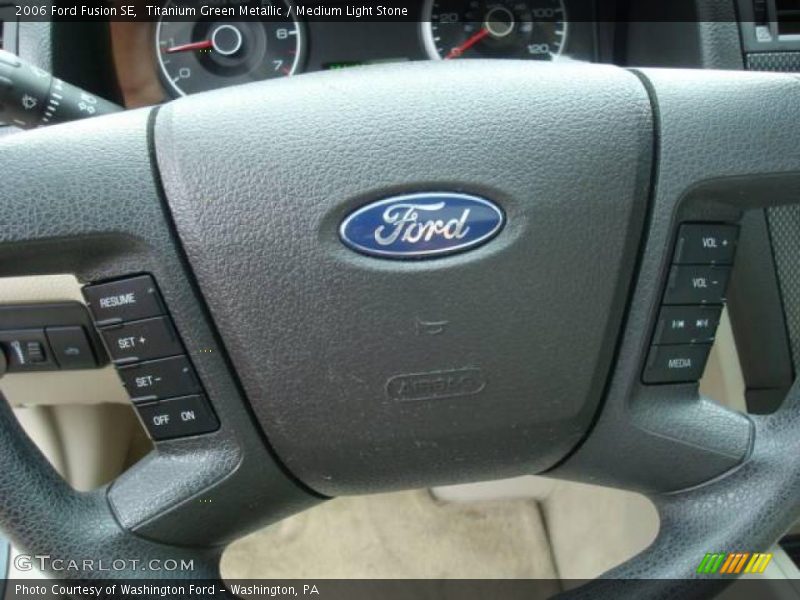 Titanium Green Metallic / Medium Light Stone 2006 Ford Fusion SE