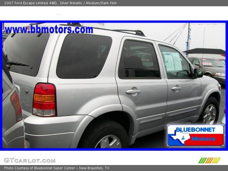 Silver Metallic / Medium/Dark Flint 2007 Ford Escape Limited 4WD