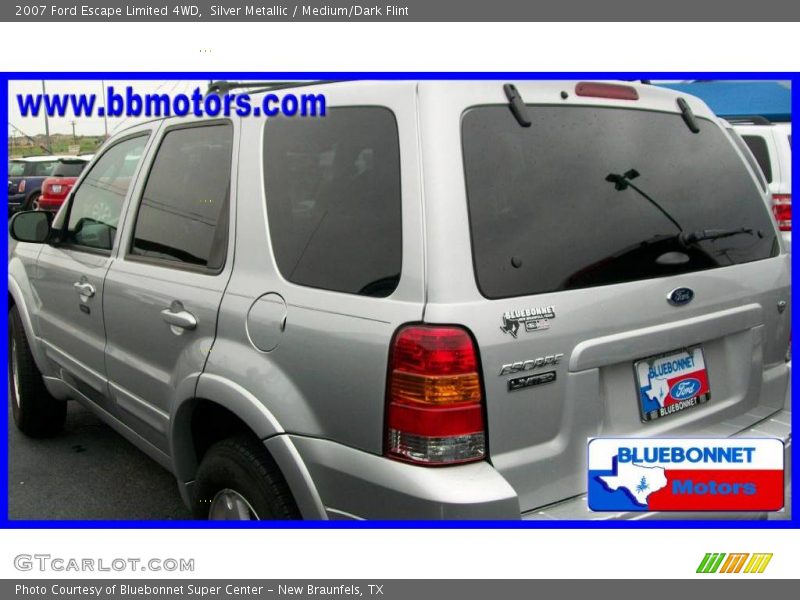 Silver Metallic / Medium/Dark Flint 2007 Ford Escape Limited 4WD
