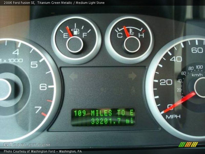 Titanium Green Metallic / Medium Light Stone 2006 Ford Fusion SE
