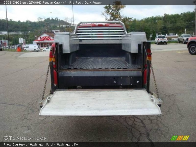 Fire Red / Dark Pewter 2003 GMC Sierra 2500HD Regular Cab 4x4