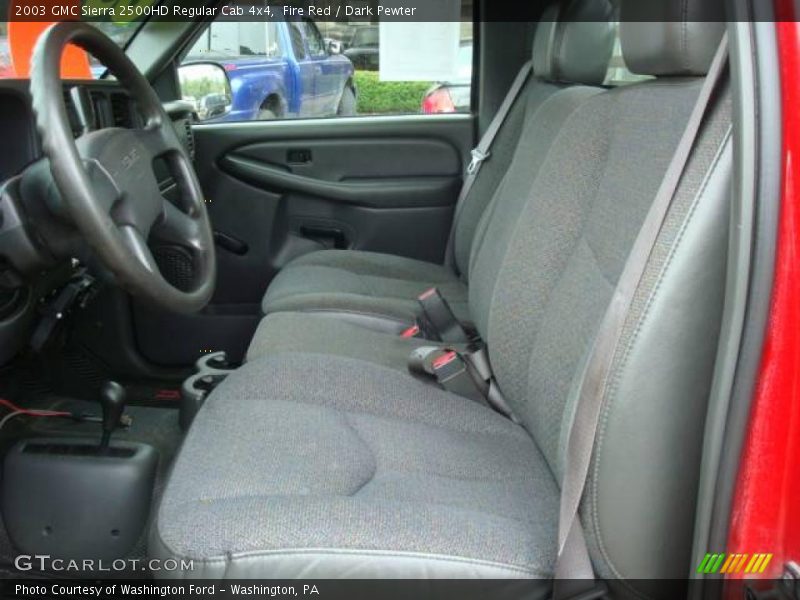 Fire Red / Dark Pewter 2003 GMC Sierra 2500HD Regular Cab 4x4