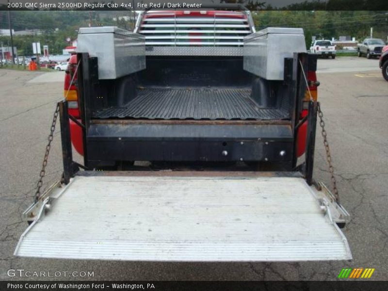 Fire Red / Dark Pewter 2003 GMC Sierra 2500HD Regular Cab 4x4