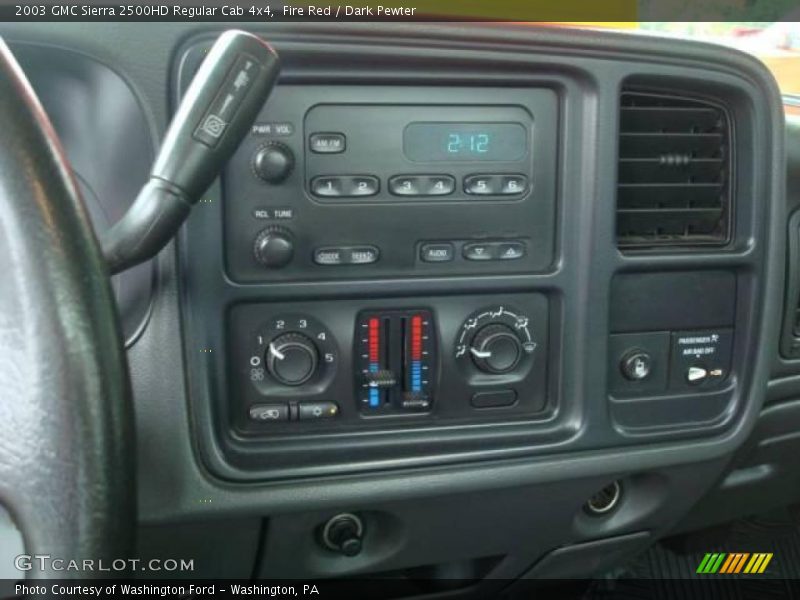 Fire Red / Dark Pewter 2003 GMC Sierra 2500HD Regular Cab 4x4