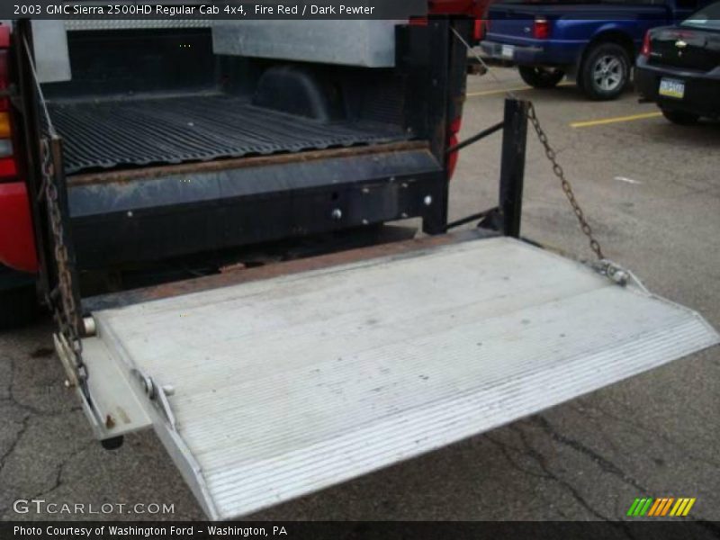 Fire Red / Dark Pewter 2003 GMC Sierra 2500HD Regular Cab 4x4