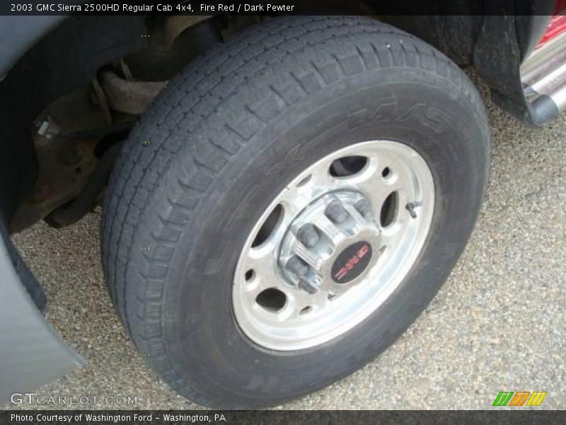Fire Red / Dark Pewter 2003 GMC Sierra 2500HD Regular Cab 4x4
