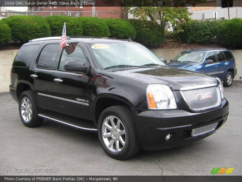 Onyx Black / Ebony 2009 GMC Yukon Denali AWD