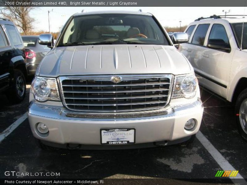 Bright Silver Metallic / Light Graystone 2008 Chrysler Aspen Limited 4WD