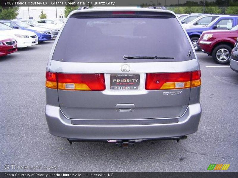 Granite Green Metallic / Quartz Gray 2002 Honda Odyssey EX