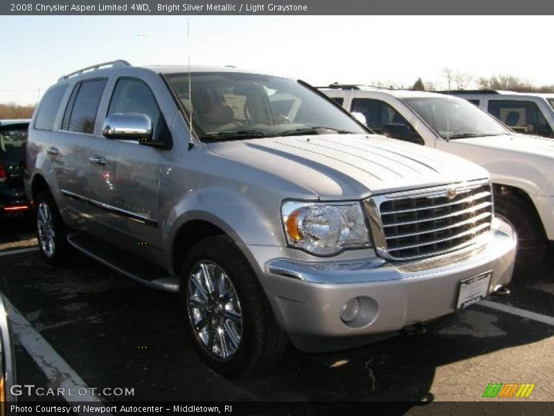 Bright Silver Metallic / Light Graystone 2008 Chrysler Aspen Limited 4WD