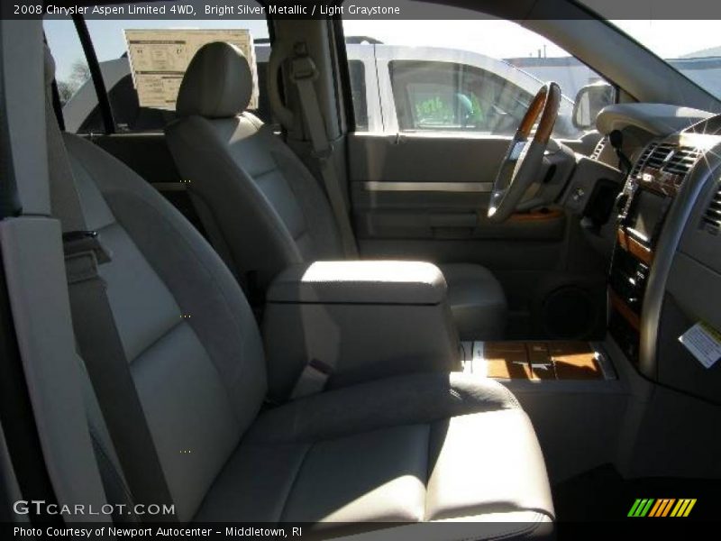 Bright Silver Metallic / Light Graystone 2008 Chrysler Aspen Limited 4WD
