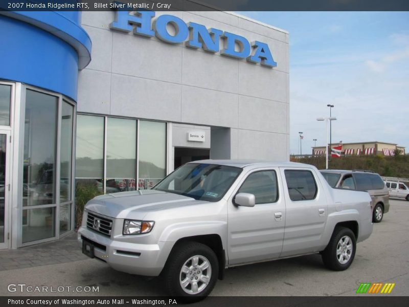 Billet Silver Metallic / Gray 2007 Honda Ridgeline RTS