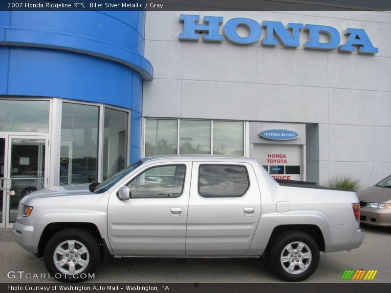 Billet Silver Metallic / Gray 2007 Honda Ridgeline RTS