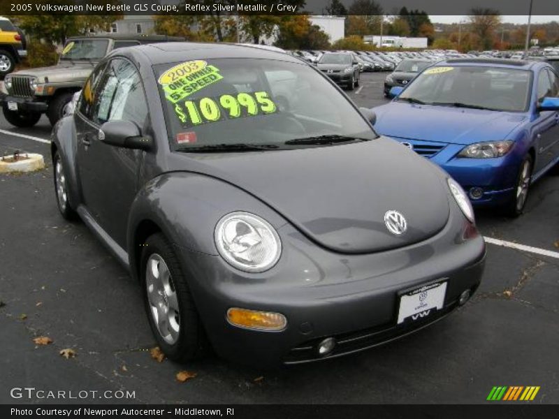 Reflex Silver Metallic / Grey 2005 Volkswagen New Beetle GLS Coupe