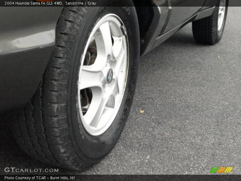 Sandstone / Gray 2004 Hyundai Santa Fe GLS 4WD