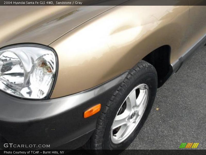 Sandstone / Gray 2004 Hyundai Santa Fe GLS 4WD