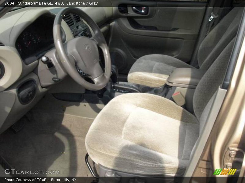 Sandstone / Gray 2004 Hyundai Santa Fe GLS 4WD