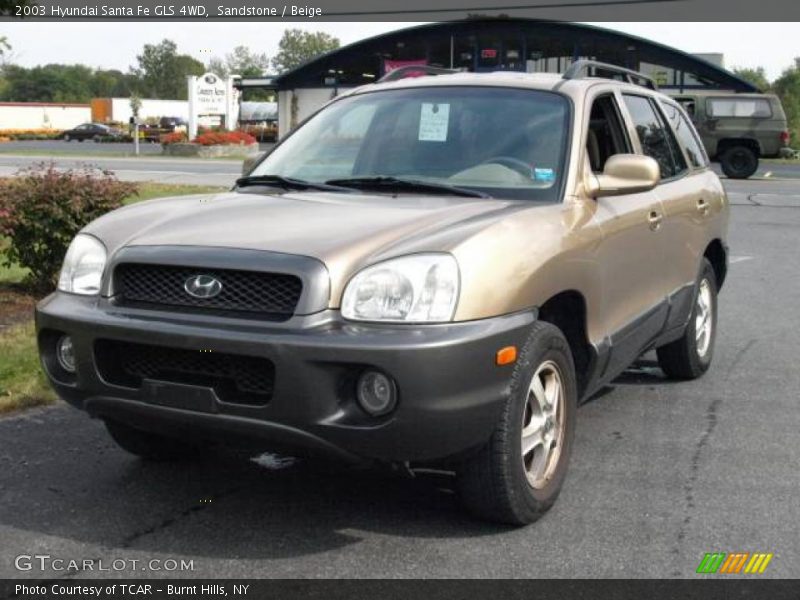 Sandstone / Beige 2003 Hyundai Santa Fe GLS 4WD
