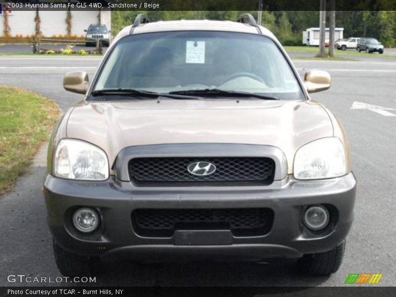 Sandstone / Beige 2003 Hyundai Santa Fe GLS 4WD