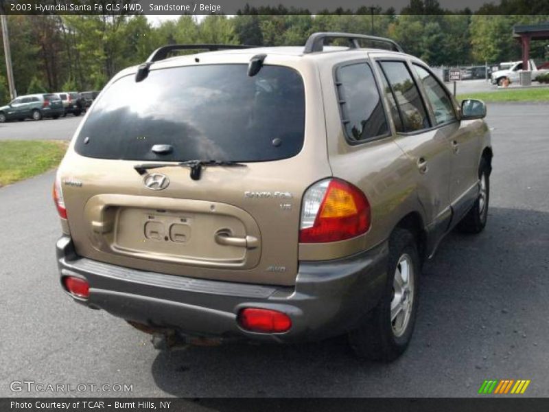 Sandstone / Beige 2003 Hyundai Santa Fe GLS 4WD