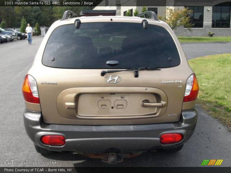 Sandstone / Beige 2003 Hyundai Santa Fe GLS 4WD