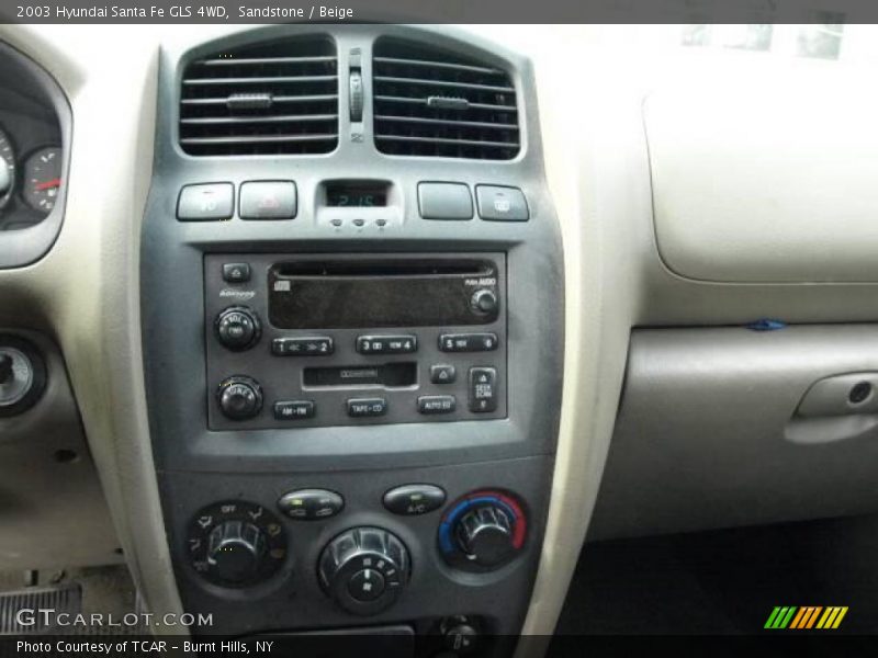 Sandstone / Beige 2003 Hyundai Santa Fe GLS 4WD