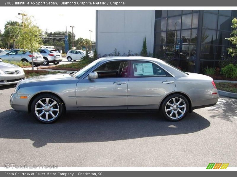 Diamond Graphite Metallic / Graphite 2003 Infiniti M 45 Sport Sedan