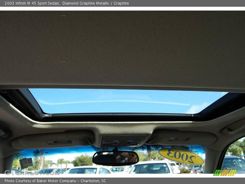 Diamond Graphite Metallic / Graphite 2003 Infiniti M 45 Sport Sedan