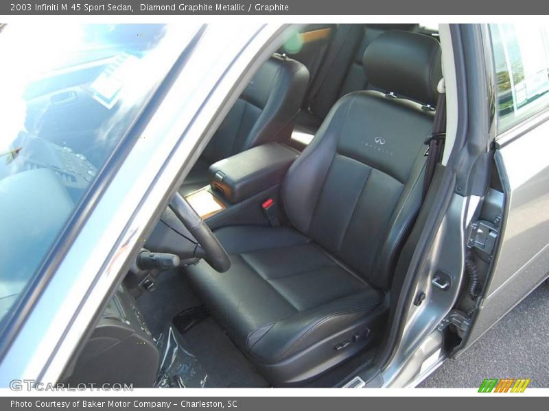 Diamond Graphite Metallic / Graphite 2003 Infiniti M 45 Sport Sedan