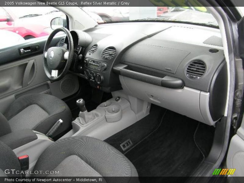 Reflex Silver Metallic / Grey 2005 Volkswagen New Beetle GLS Coupe