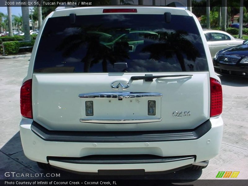 Tuscan Pearl White / Wheat 2008 Infiniti QX 56