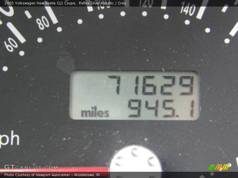 Reflex Silver Metallic / Grey 2005 Volkswagen New Beetle GLS Coupe