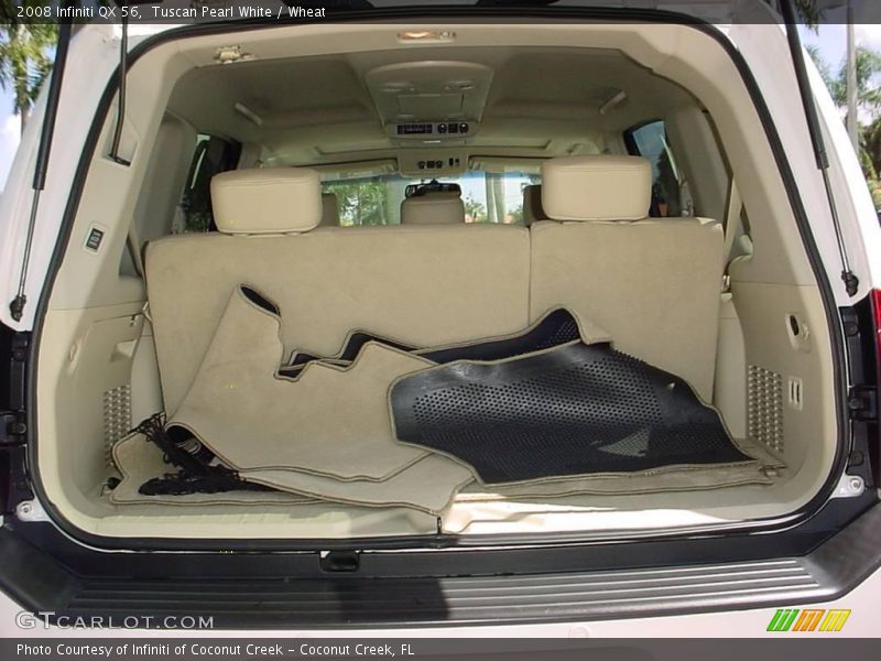Tuscan Pearl White / Wheat 2008 Infiniti QX 56