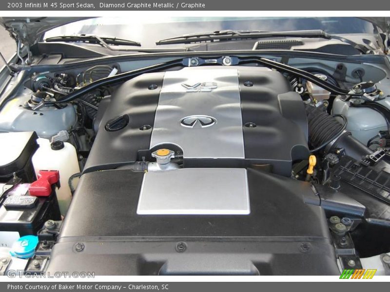Diamond Graphite Metallic / Graphite 2003 Infiniti M 45 Sport Sedan