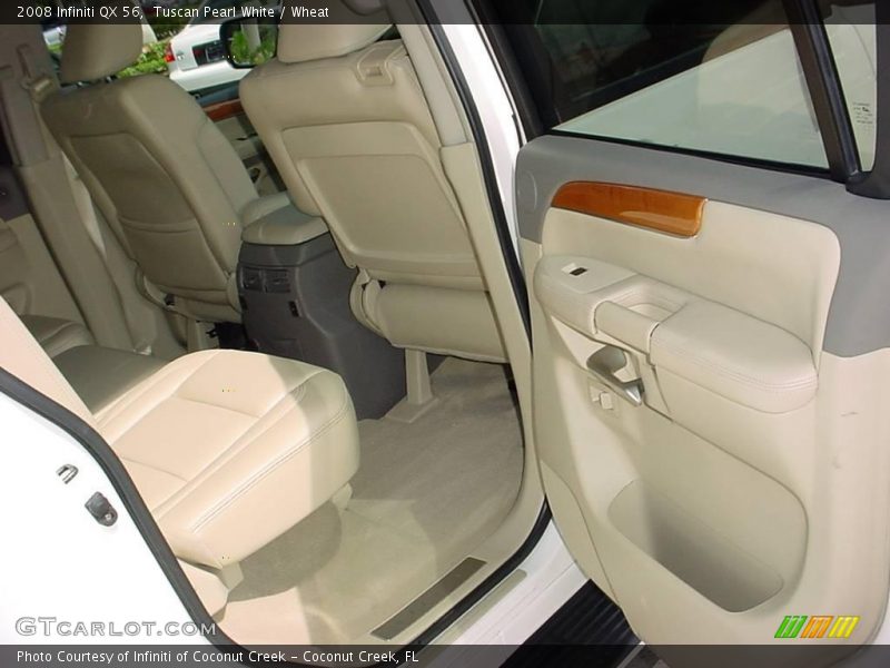 Tuscan Pearl White / Wheat 2008 Infiniti QX 56