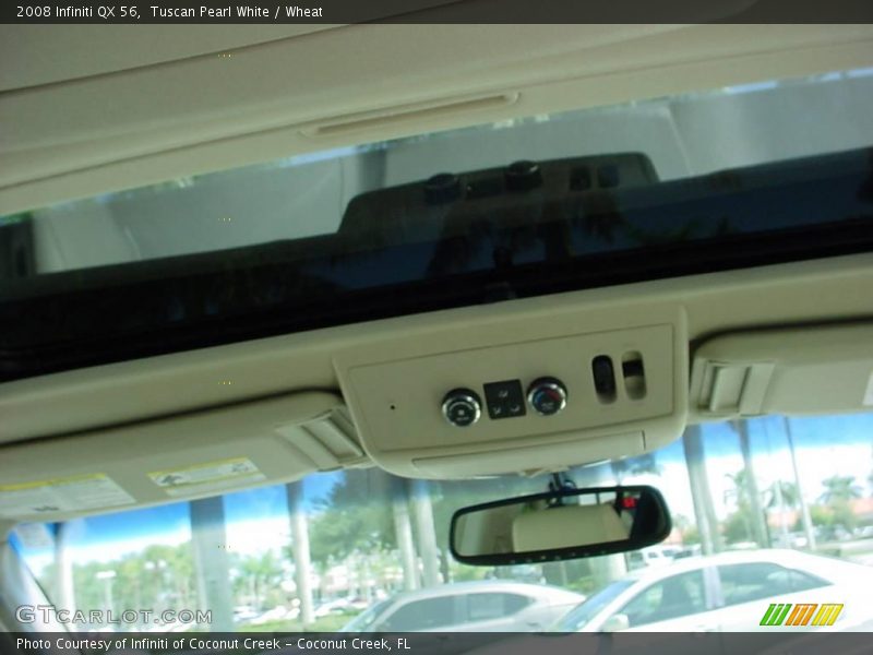 Tuscan Pearl White / Wheat 2008 Infiniti QX 56