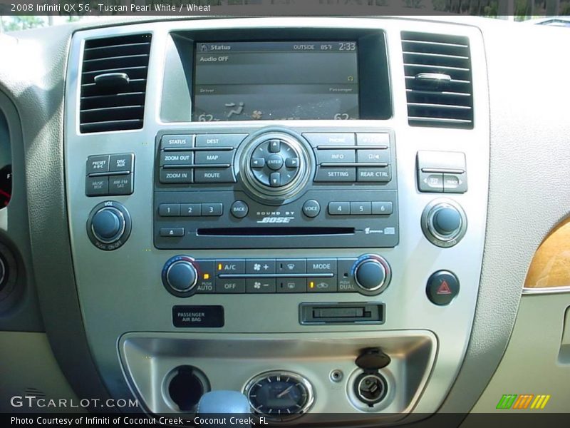 Tuscan Pearl White / Wheat 2008 Infiniti QX 56