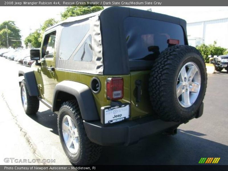 Rescue Green Metallic / Dark Slate Gray/Medium Slate Gray 2008 Jeep Wrangler Rubicon 4x4