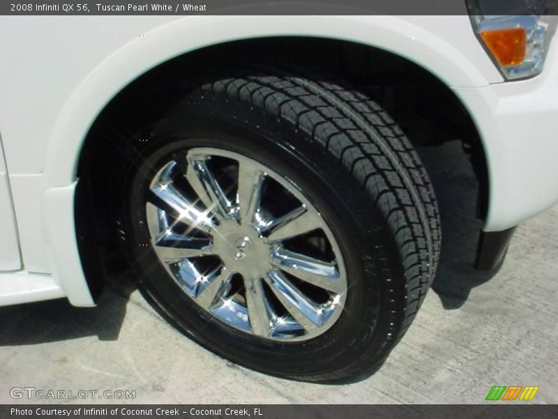 Tuscan Pearl White / Wheat 2008 Infiniti QX 56