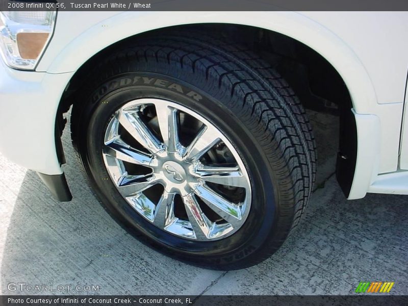 Tuscan Pearl White / Wheat 2008 Infiniti QX 56
