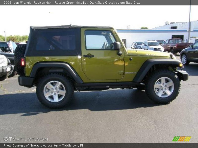 Rescue Green Metallic / Dark Slate Gray/Medium Slate Gray 2008 Jeep Wrangler Rubicon 4x4