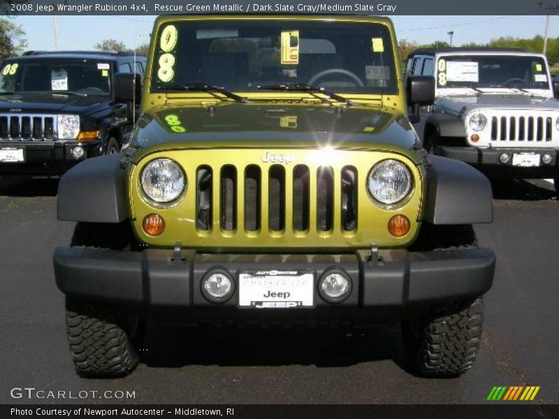 Rescue Green Metallic / Dark Slate Gray/Medium Slate Gray 2008 Jeep Wrangler Rubicon 4x4