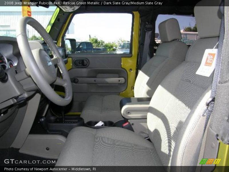 Rescue Green Metallic / Dark Slate Gray/Medium Slate Gray 2008 Jeep Wrangler Rubicon 4x4
