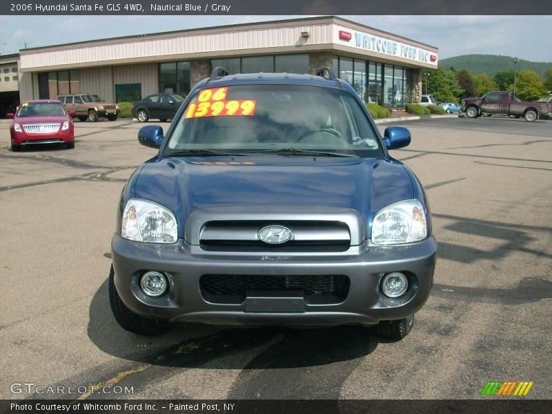 Nautical Blue / Gray 2006 Hyundai Santa Fe GLS 4WD