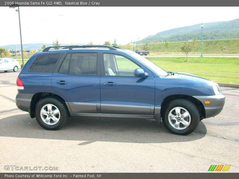 Nautical Blue / Gray 2006 Hyundai Santa Fe GLS 4WD