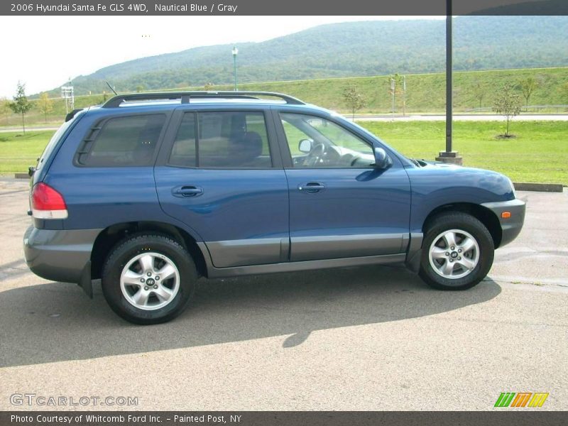 Nautical Blue / Gray 2006 Hyundai Santa Fe GLS 4WD