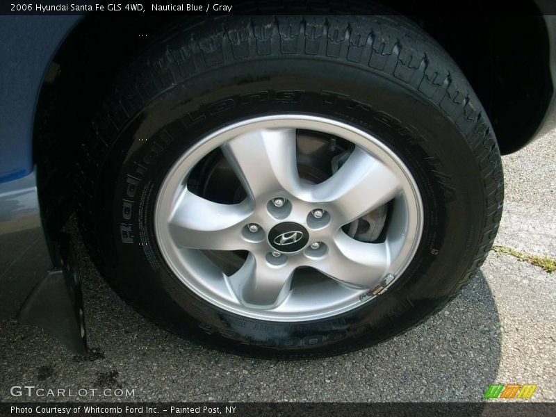 Nautical Blue / Gray 2006 Hyundai Santa Fe GLS 4WD